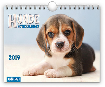 Notizkalender Hunde 2019